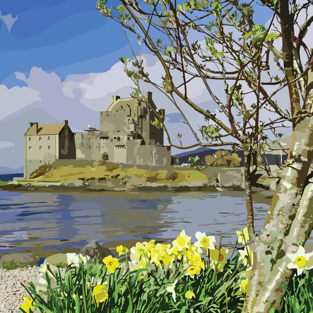 Pack of 6 Vectorised Photo Greetings Cards Skye & the Highlands - Image 7