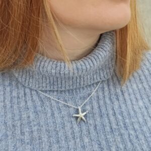 Silver Star Fish Pendant - Image 1
