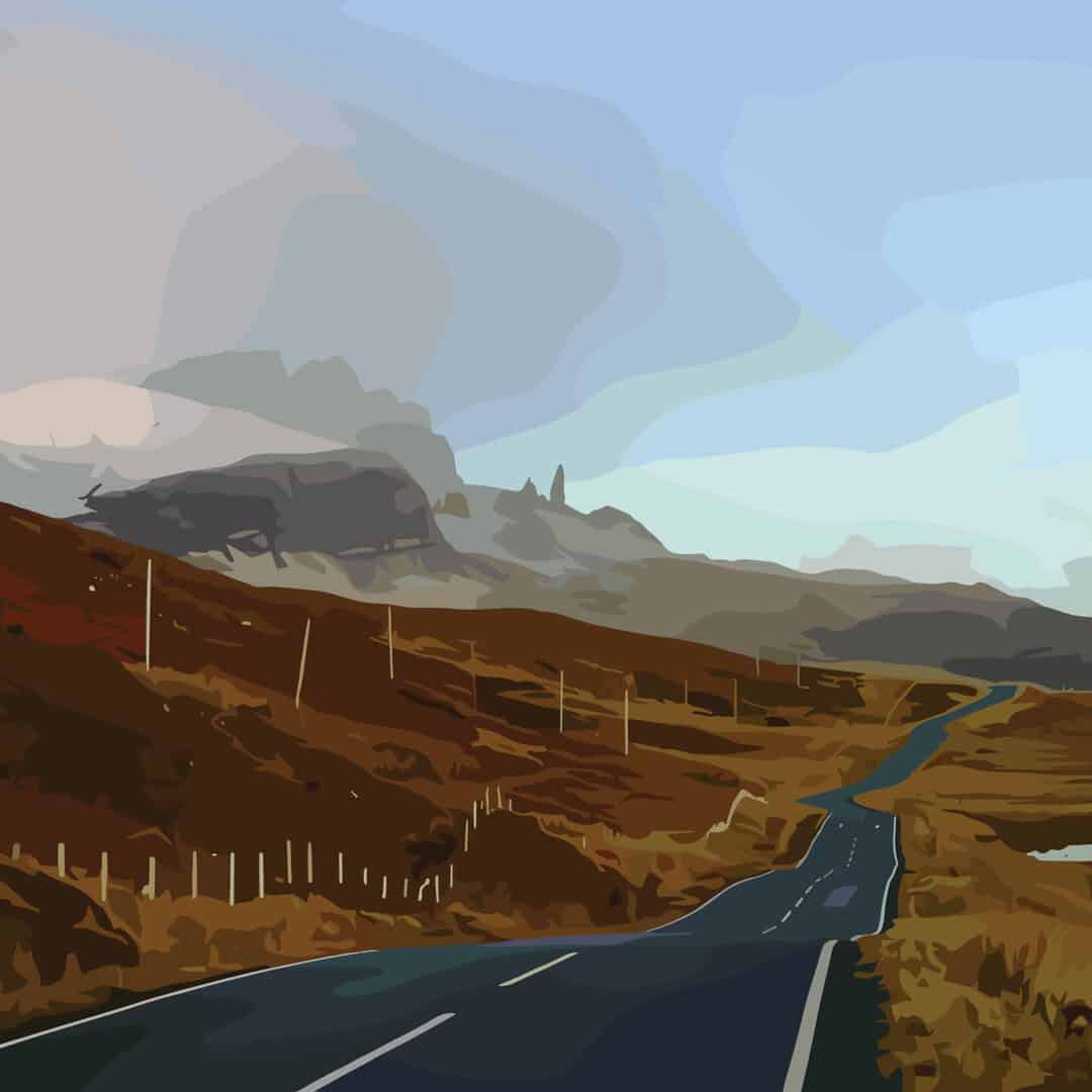 Pack of 6 Vectorised Photo Greetings Cards Skye & the Highlands - Image 5