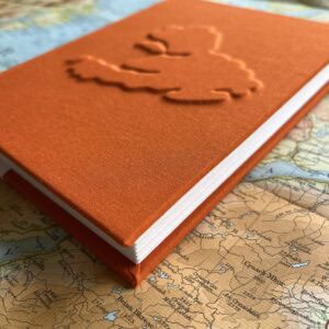 Embossed Isle of Mull Watercolour Sketchbook - handmade by Kerry Froud Art (view 6)