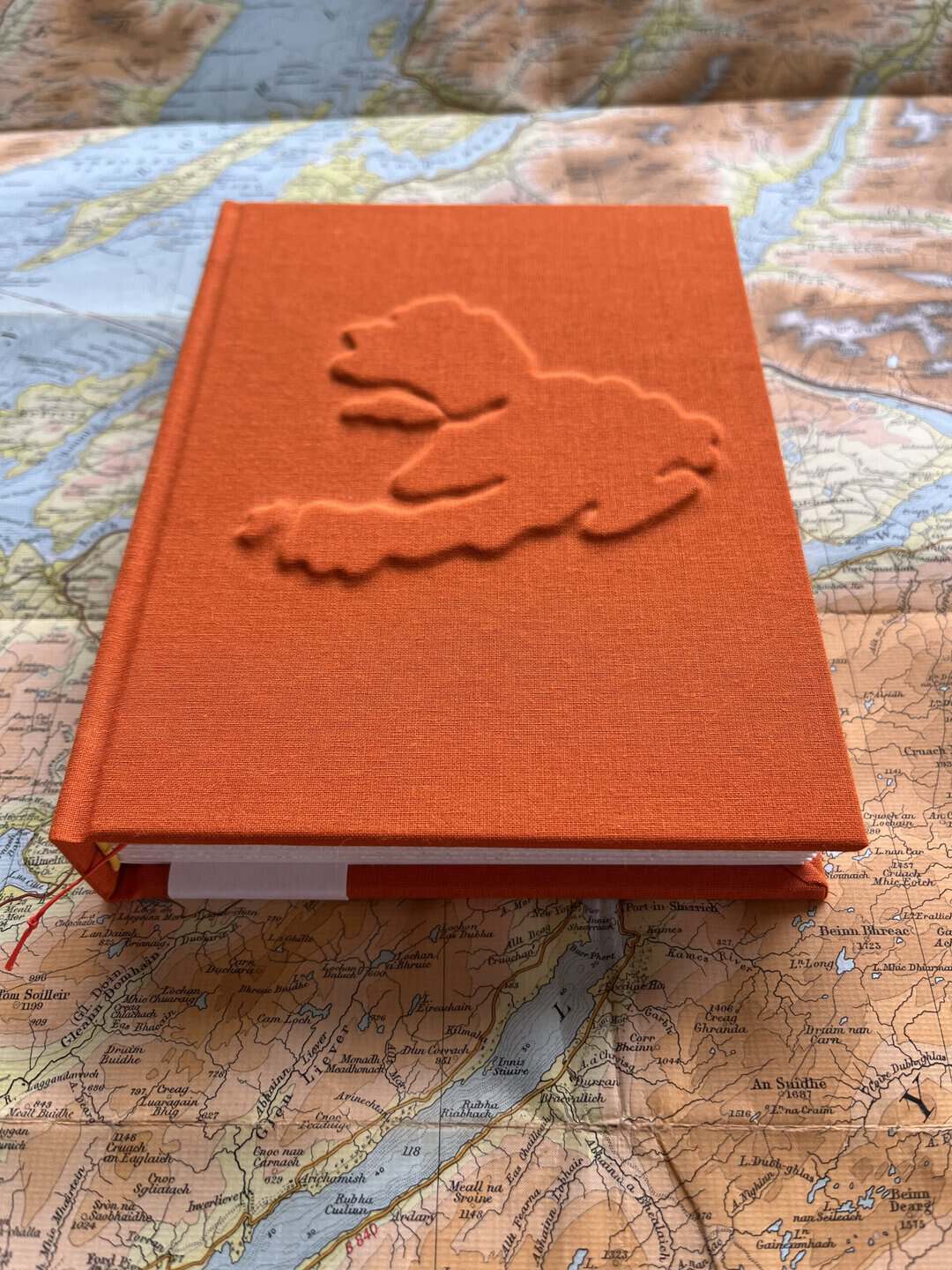 Embossed Isle of Mull Watercolour Sketchbook - handmade by Kerry Froud Art (view 2)