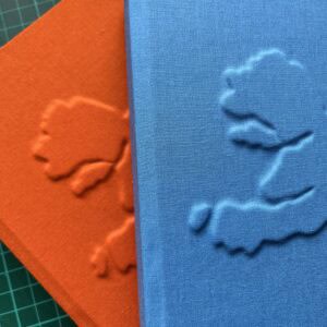 Embossed Isle of Mull Watercolour Sketchbook - handmade by Kerry Froud Art (view 3)