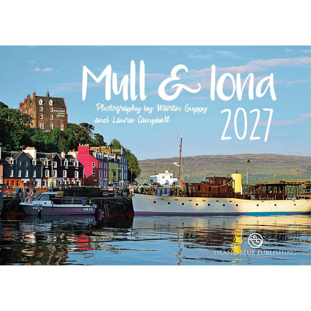 Island Blue 2027 Landscape Calendar Mull & Iona - handmade by Island Blue Publishing