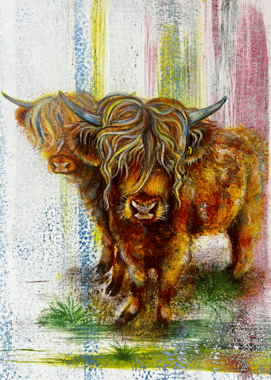 Chromatic Coos Fine Art Print