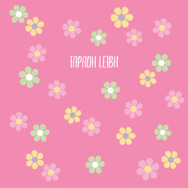 Flùraichean Tapadh Leibh Gaelic Thank You Card