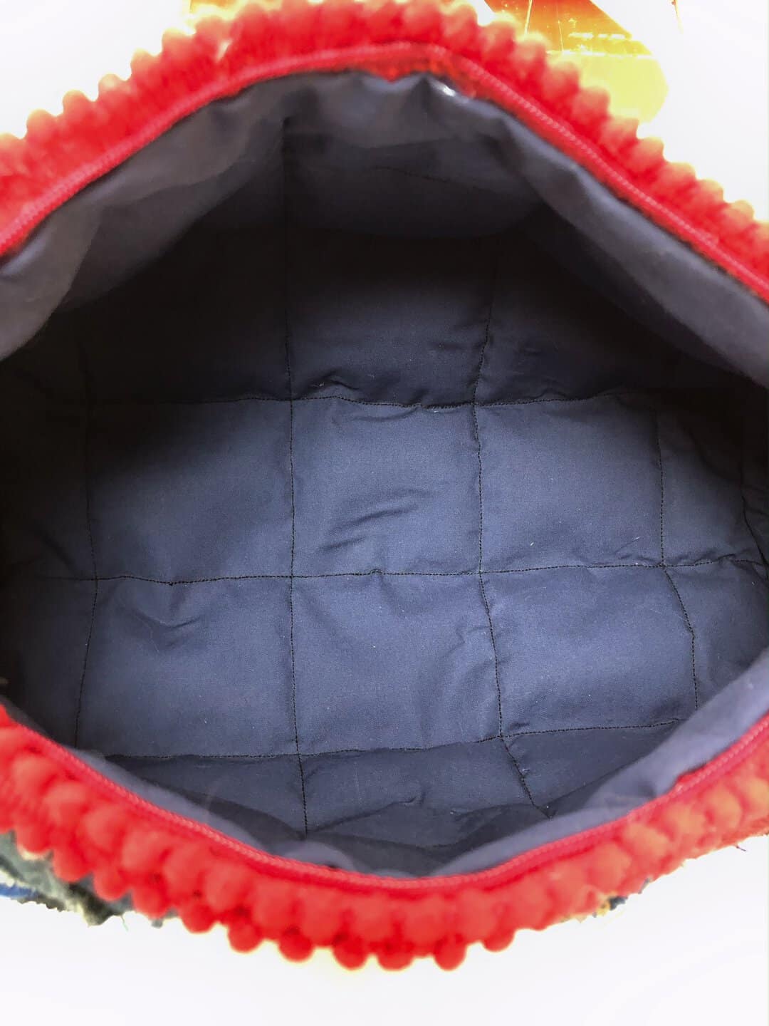 Tartan and Denim Patchwork Bag - handmade by Tiree Coos and Bags (view 8)