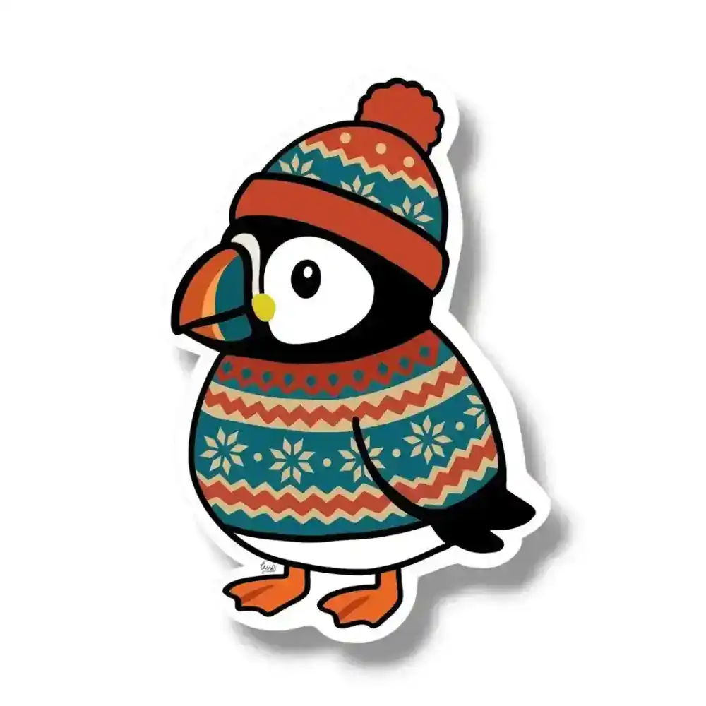 Pete the Puffin Fridge Magnet