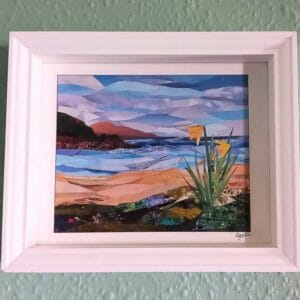 Island Spring art print (framed) - handmade by Glass Island Studios