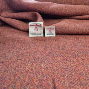 Harris Tweed - Rusty Orange Plain Twill - Image 4