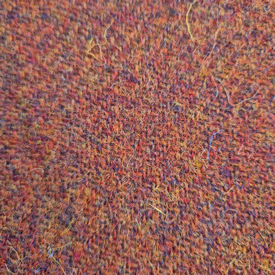 Harris Tweed - Rusty Orange Plain Twill - Image 1
