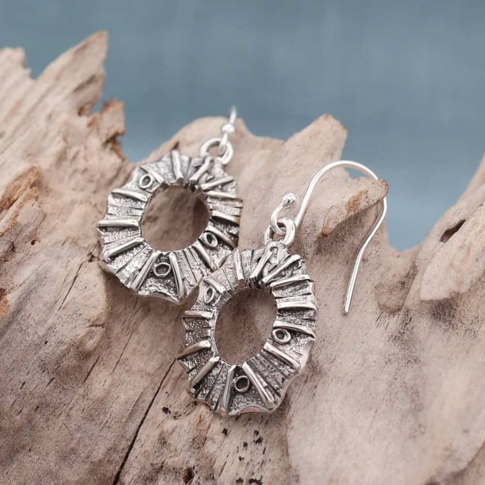 Limpet Fragment Drop Earrings - Image 2