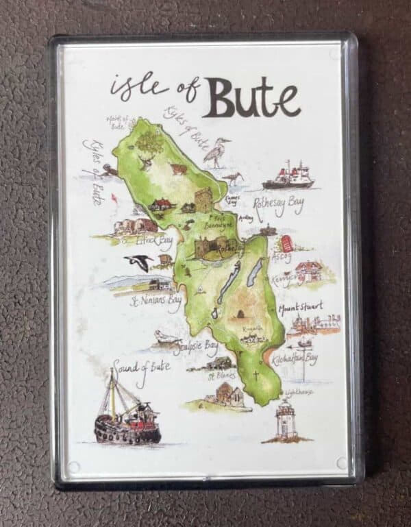 Isle of Bute Fridge Magnet