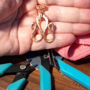 HandMade Copper Emblem 'The Orcadian Viking Connection' Necklace - Image 4